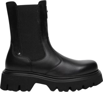 Nero Giardini Chelsea Enkellaars - Dames - Chelseaboots - Zwart - 40 EU - Leer - Schoenen