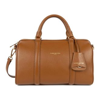Lancaster Tassen, Dames, Bruin, ONE Size, Leer, Sac polochon Milano Ana