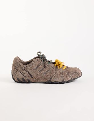 adidas Originals Ghostsprint sneakers marroni con doppi lacci-Marrone