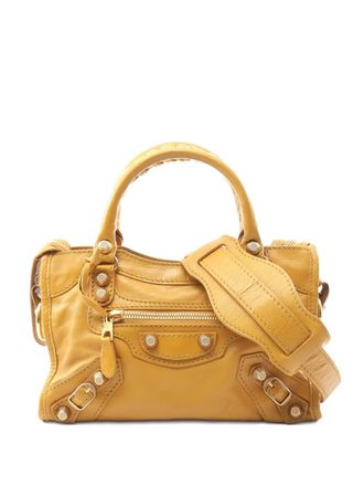 Balenciaga 2010s Mini City shopper - Geel