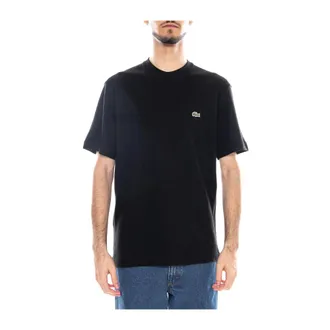 Lacoste Hombre, Camisetas, Negro, Talla: M