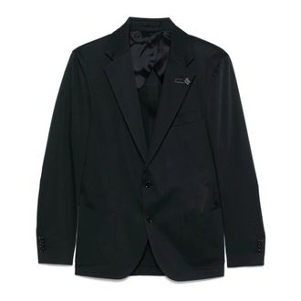 Lardini Katoenmix Blazer - Heren - Blazers - Blauw - L - Katoen - Jassen