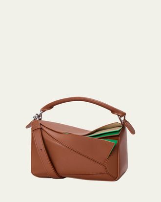 Loewe Puzzle Small Layered Top-Handle Bag