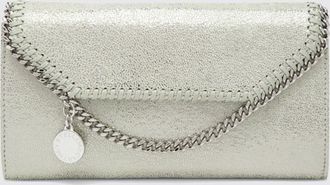 Stella McCartney Borsa wallet Falabella Stella McCartney in camoscio sintetico laminato crackl&egrave;