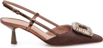 Roberto Festa Milano Ingrid 4026 - Dames - Pumps - Bruin - 37 1/2 EU - Schoenen