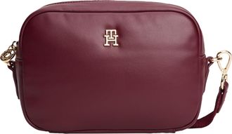 Tommy Hilfiger Womens Popette Camera Bag with Removable Crossbody Strap, Deep Rouge, One Size