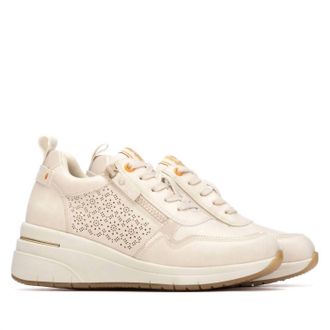 Xti Womens 17505202 Refresh Sneaker In Beige