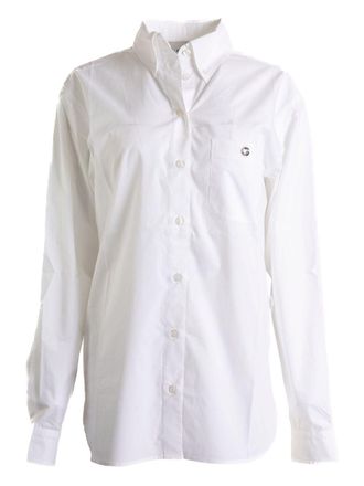 Coperni Tailored White Button-Up Shirt With Classic Collar