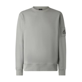 Moose Knuckles Hartsfield Crew - male - Moose Knuckles - Sweatshirts - Gray - 2XL - Sweatshirts & Hoodies