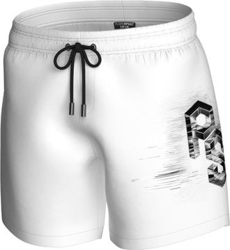 Plein Sport Boardshort zwembroek in wit