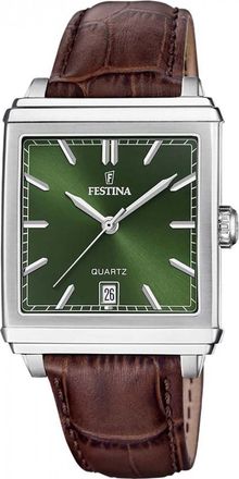 Festina F20681-7 Mens On The Square Watch - Silver - One Size