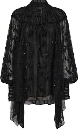 Amen Blusa con decorazione - Nero