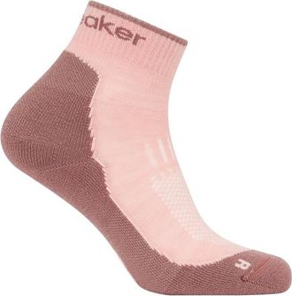 Icebreaker Merino Hike+ Light Mini Wandersocken für Damen | rosa/braun