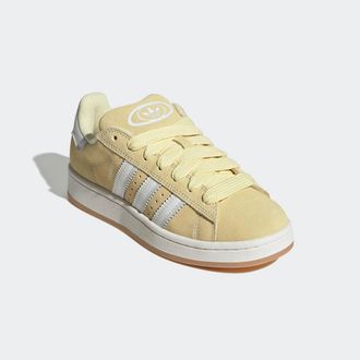adidas Sneaker ADIDAS ORIGINALS CAMPUS 00S, Damen, Gr. 38,5, gelb (core wei&szlig;, almost gelb, core wei&szlig;), Leder, Schuhe Sneaker