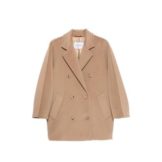 Max Mara Rebus Double-breasted Notched-lapels Coat
