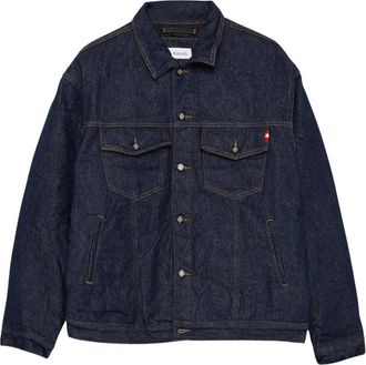 Amish Denim Wash Dry Jas - Heren - Spijkerjassen - Blauw - M - Denim - Jassen
