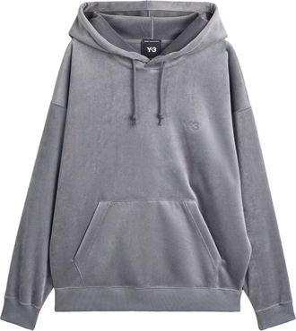 adidas x Y-3 Velvet Corduroy Hoodie Asia Sizing Grey Five KU2196