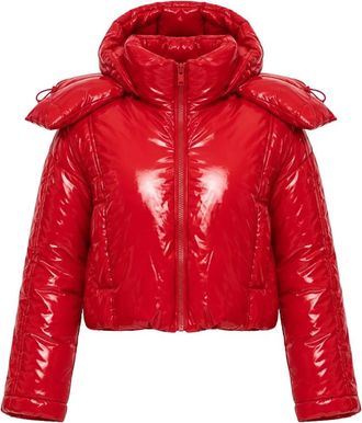 Dolce & Gabbana Elastane Volledige Jas - Dames - Winterjassen - Rood - S - Polyester - Jassen
