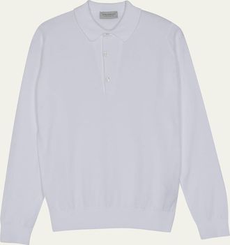 John Smedley Mens Bradwell Standard-Fit Polo Shirt