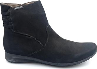 Mephisto Zwarte Nubuck Enkellaars voor Dames - Dames - Enkellaarsjes - Zwart - 35 1/2 EU - Schoenen
