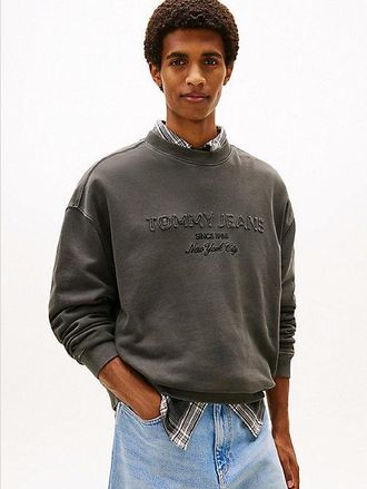 Tommy Hilfiger Classic 90s Tonal Logo Washed Sweatshirt