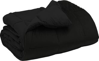 vidaXL Edred&oacute;n De Invierno 135 X 200 Cm Invierno Negro Transpirable Vidaxl