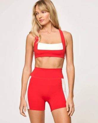 L*Space Uppercut Sports Bra In Flame