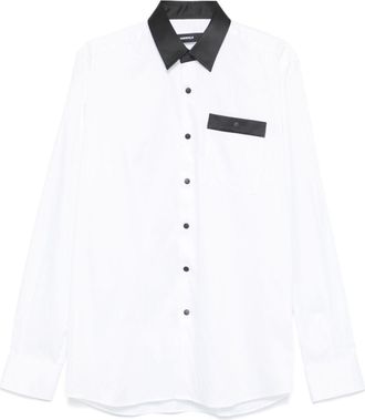Karl Lagerfeld contrasting-collar shirt - White