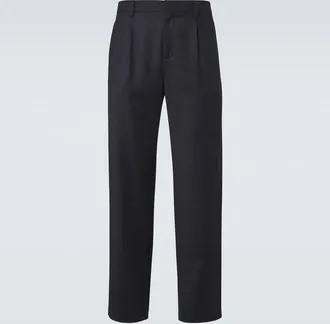 Agnona Pantalones anchos de lana