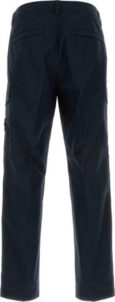 Stone Island Mens Cotton Utility Cargo Pants Navy