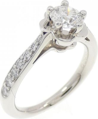 Chanel Platinum 950 Band Ring (Pre-Owned)