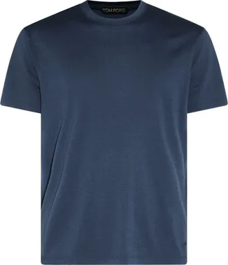 Tom Ford Mens T-Shirt Navy T-Shirts And Polos