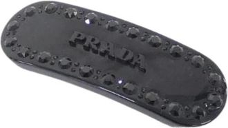 Prada Pre-owned Accessories, female, Black, Size: ONE SIZE Pre-owned Barrette