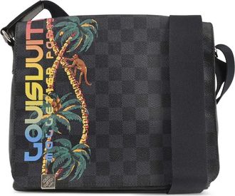 Louis Vuitton 2017 PM NM District Damier schoudertas met grafische print - Grijs