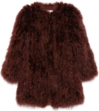 Yves Salomon Feather-embellished Jacket