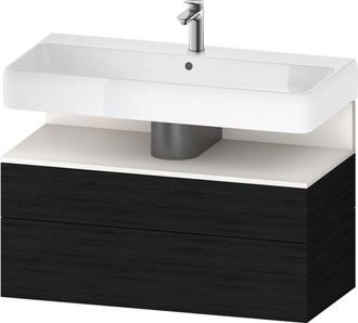 Duravit Qatego Mueble Bajo Lavabo, 1 Extra&iacute;ble Y 1 Caj&oacute;n, - Duravit