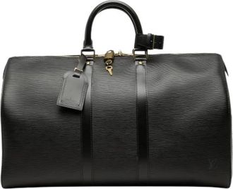 Louis Vuitton Pre-owned Weekend Bags, female, Black, Size: ONE SIZE Pre-owned Keepall 50