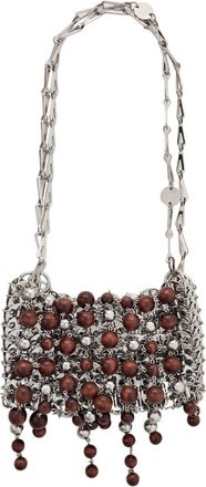 Paco Rabanne 1969 Nano Bead Metal Disc Shoulder bag - Silver - One Size