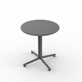 Resol Mesa Redonda &Oslash;70 Bini Resol Pl&aacute;stico Gris