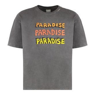 Alchemist T-Shirts, male, Gray, Size: M Printed Cotton T-Shirt