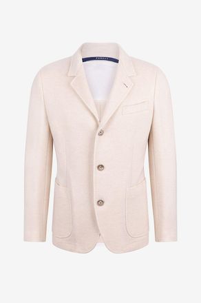 Fedeli Schmaler einreihiger Blazer aus Kaschmir