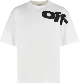 Off-white Shared Logo Skate T-Shirt - Heren - T-shirts - Wit - XS - Katoen - Tops