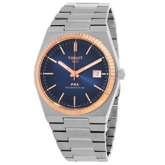 Tissot PRX Powermatic 80 Automatic Blue Dial Mens Watch T931.407.41.041.00