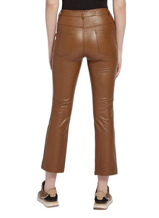 Lyss&eacute; Earthen Leather Pant In Dark Camel