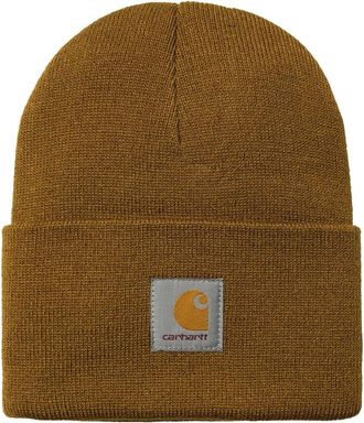 Carhartt Work in Progress Acrylic Watch Beanie - unisex - Hoeden - Bruin - ONE Size - Accessoires