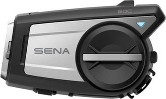 Sena Intercomunicador Para Motocicleta Sena 50c-01 Con C&aacute;mara 4k, Bluetooth 5.0 Y Audio Harman Kardon