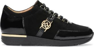 Kazar Zwarte damessneakers - Dames - Sneakers - Zwart - 36 EU - Leer - Schoenen