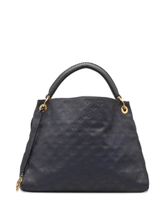 Louis Vuitton 2012 Monogram Empreinte Artsy MM hobo bag - women - Leather - One Size - Blue