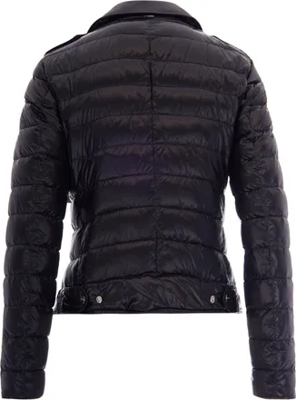 Herno Womens Bomber Jacket Nylon Ultralight Black Puffer