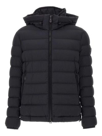 Peuterey Black Quilted Boggs Down Jacket